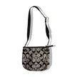 Coach Signature Crossbody Bag – Black & Gray Canvas with Adjustable Strap