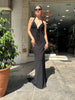 Stunning deadstock maxi Greek haute couture dress