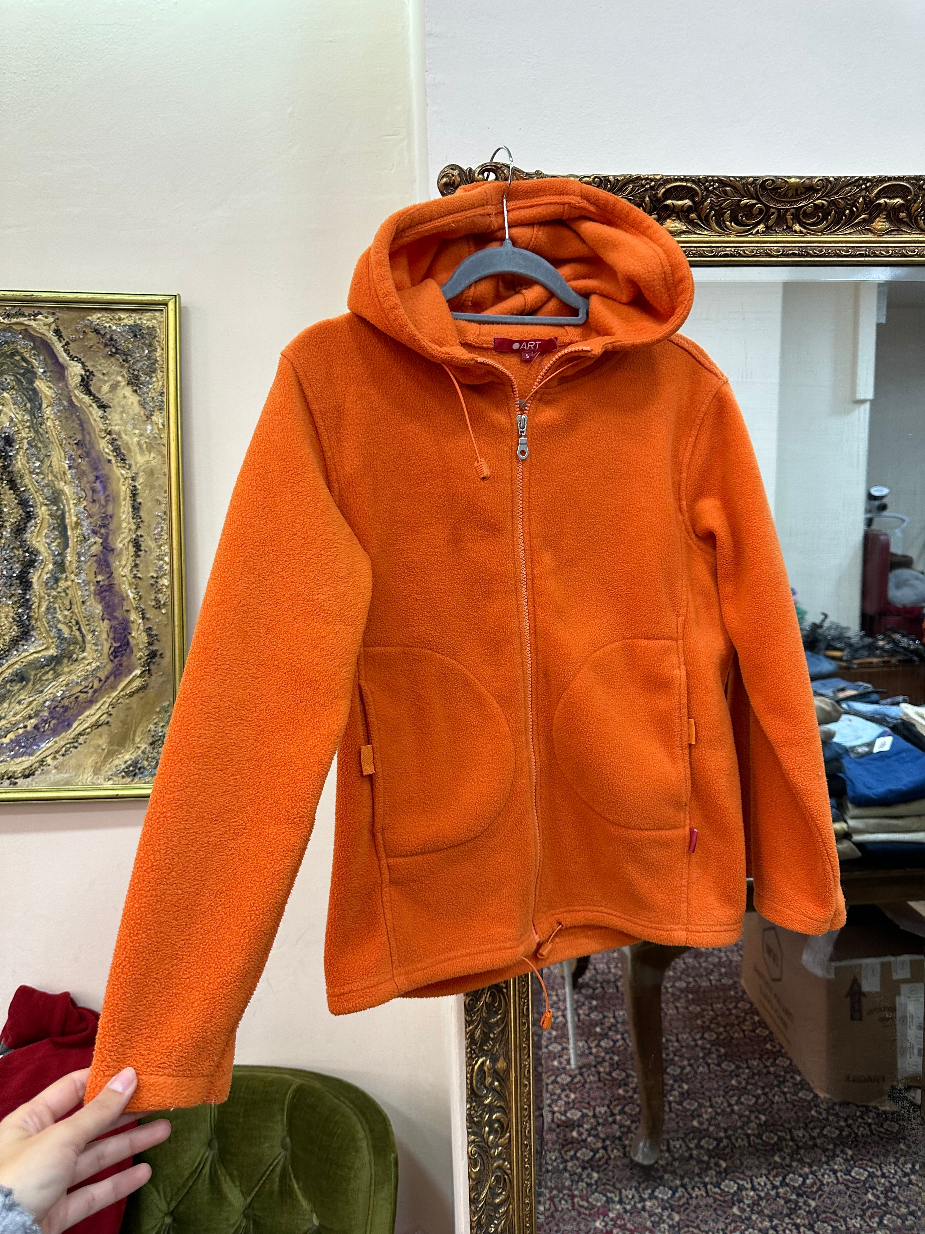 Cute orange fleece