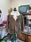 Vintage genuine leather Shearling jacket