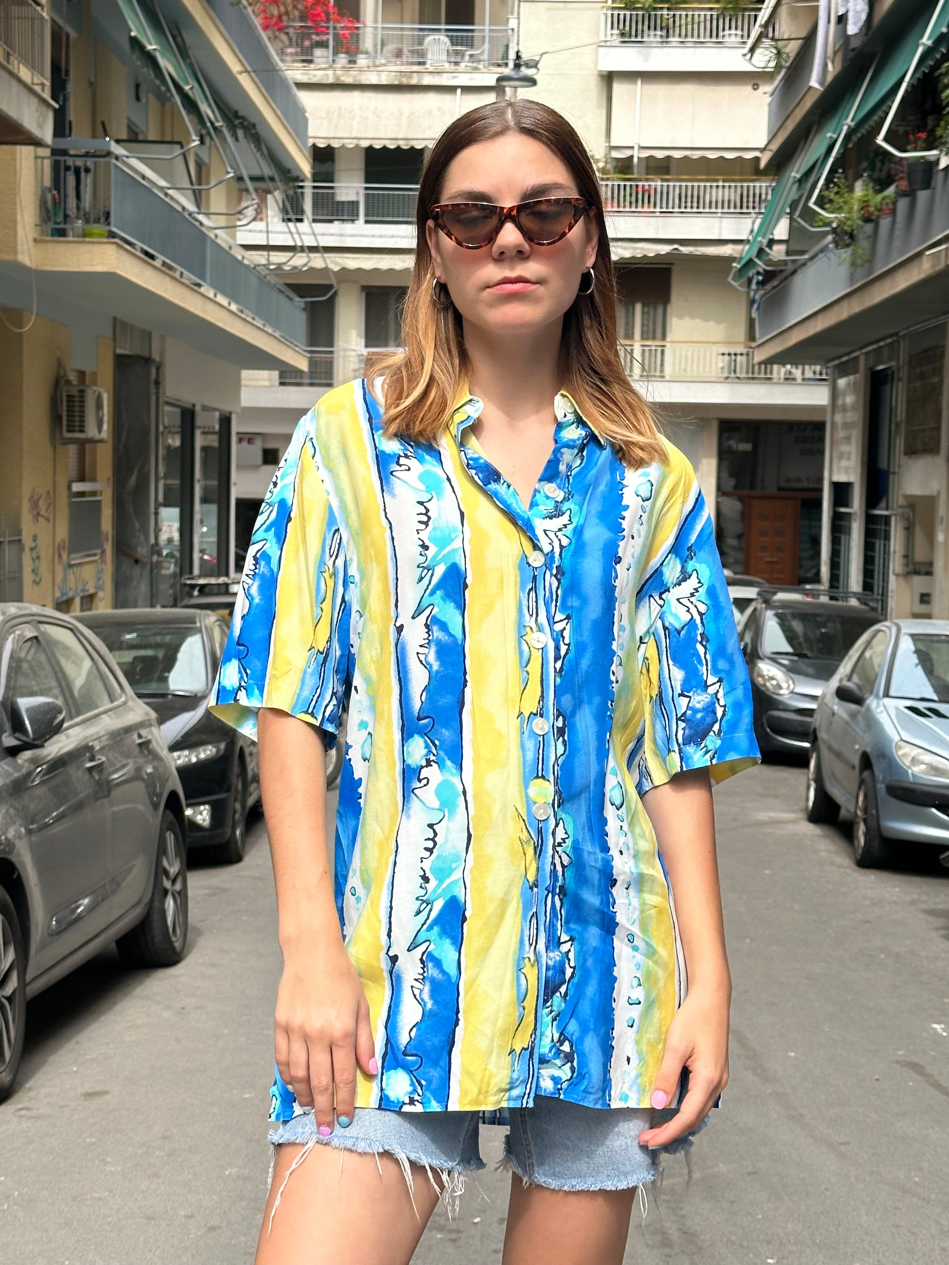 Vintage crazy patterned shirt