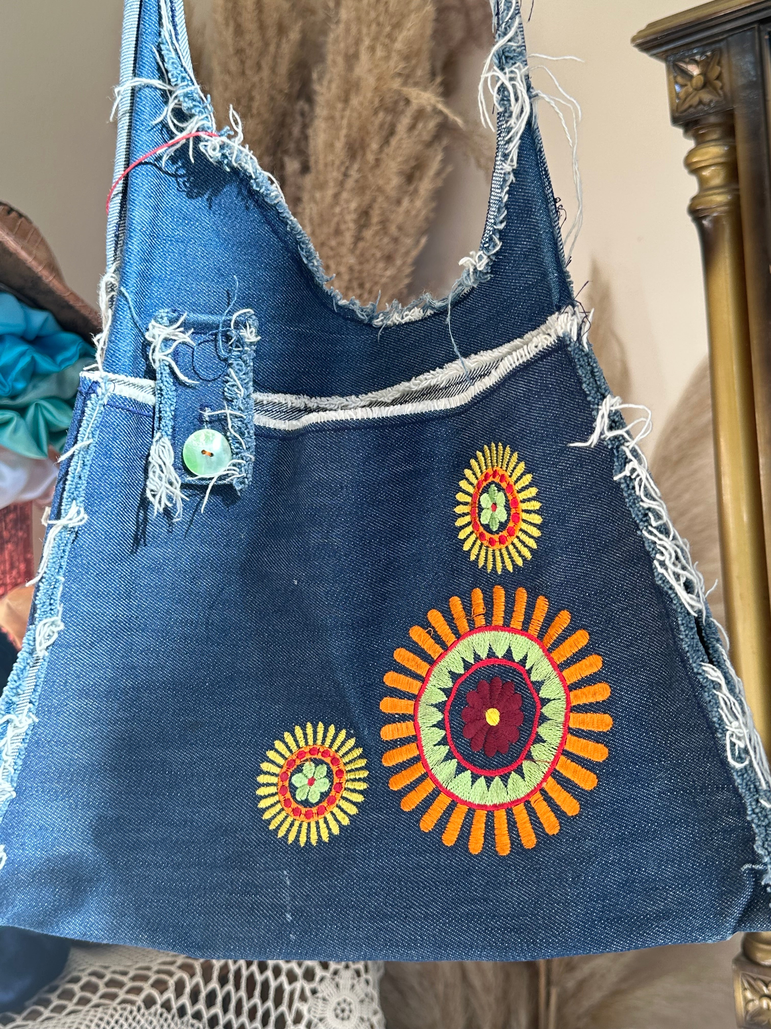 Super cute denim bag