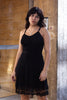 ONYX stretchy black hot dress (S/L)