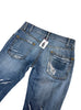 Dolce & Gabbana Y2K distressed jeans (XS)