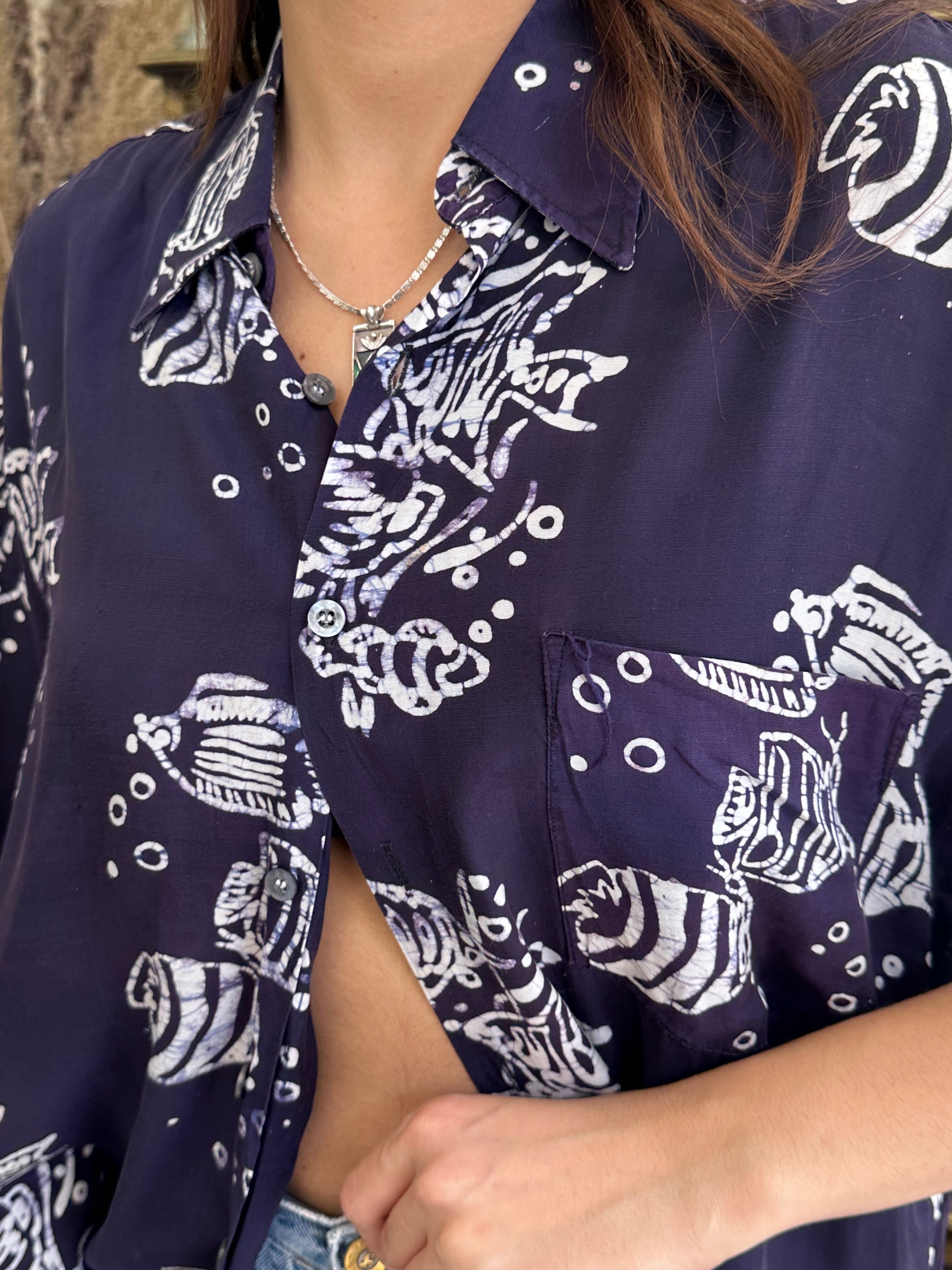 Vintage funky patterned shirt