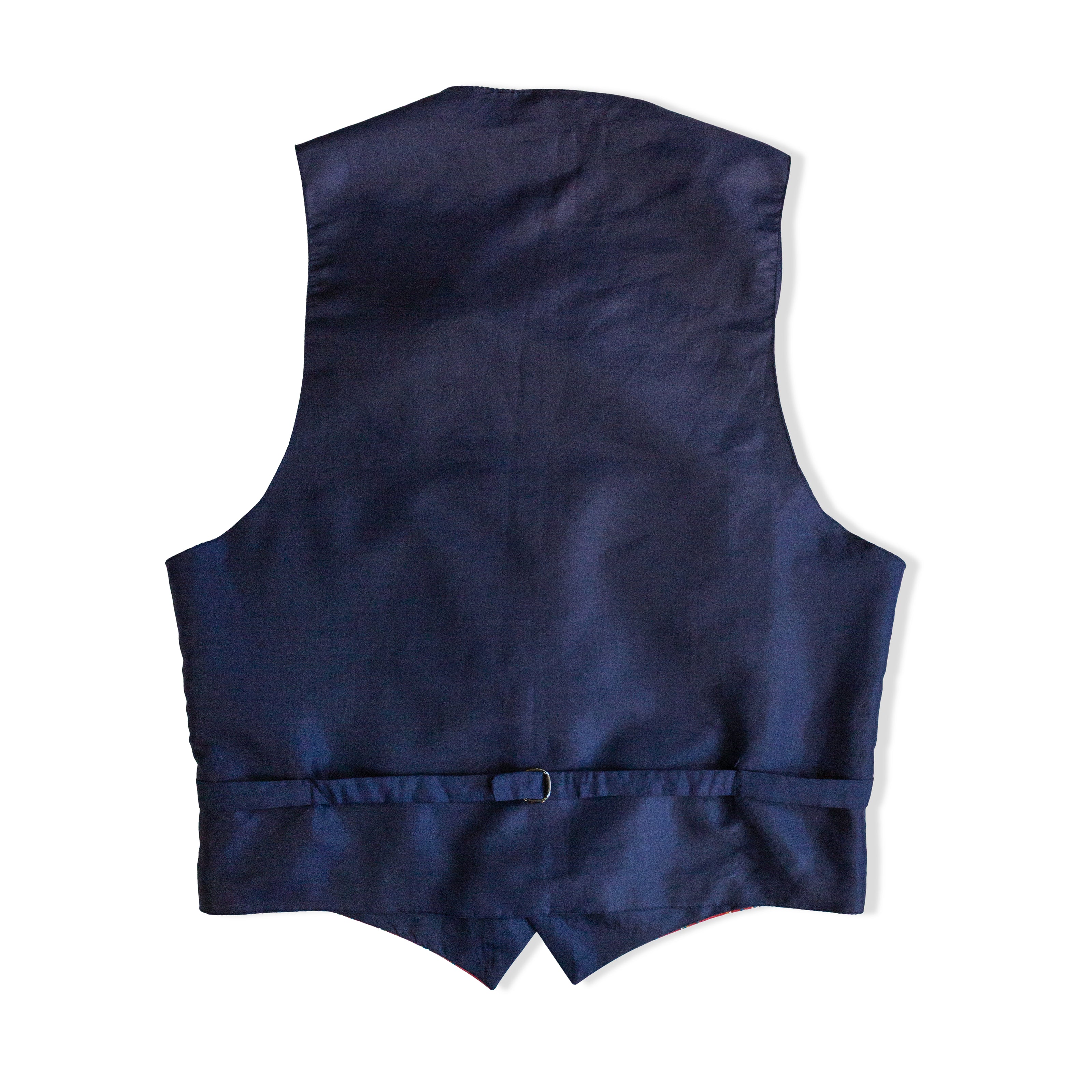 Vintage New Fast red teddy bear print waistcoat vest (L)