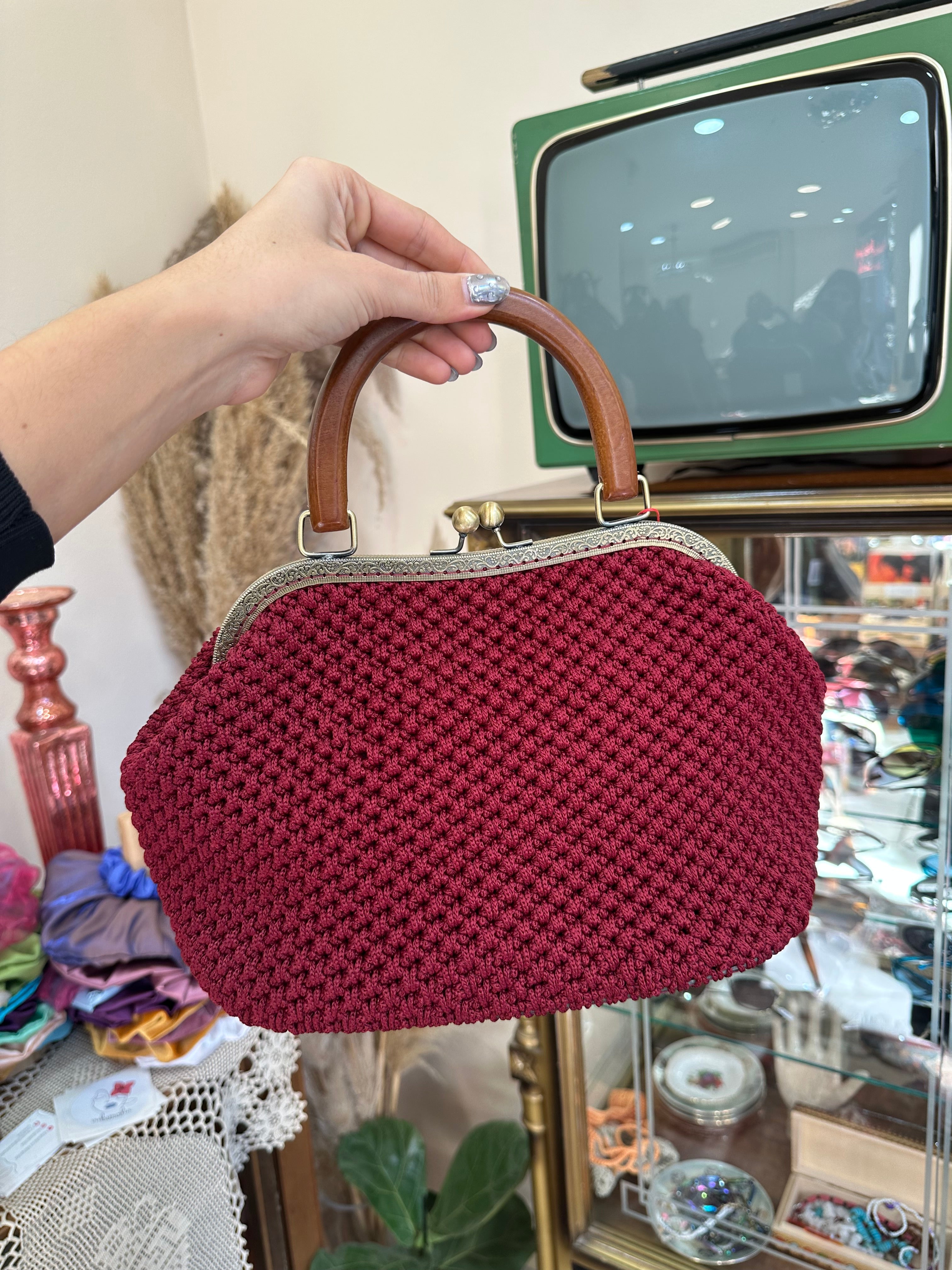 Stunning handmade crochet handbag