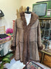 Stunning genuine leather Afghan coat