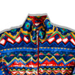 Super cool funky colorful fleece zip up