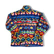 Super cool funky colorful fleece zip up