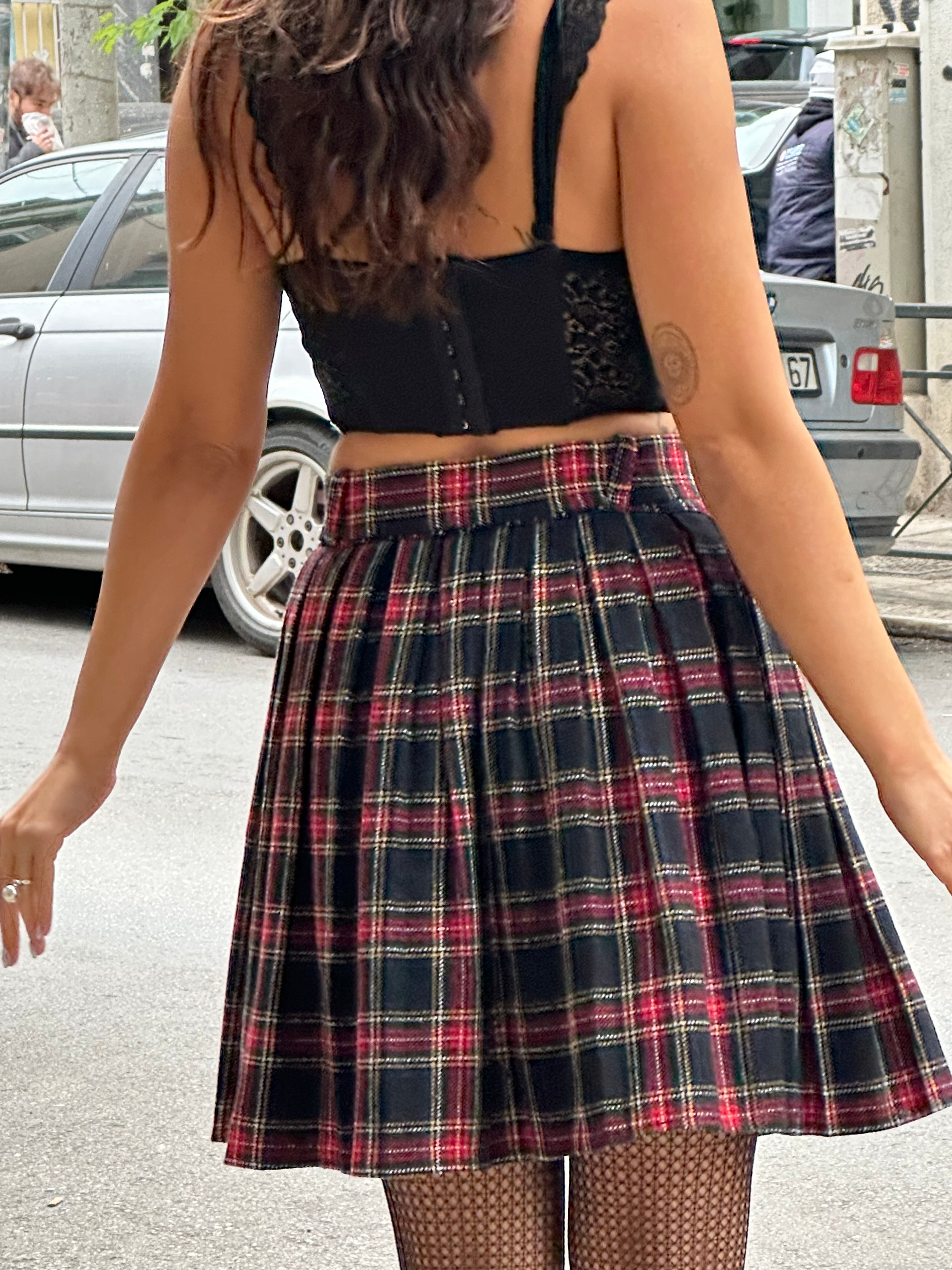 Super cute mini plaid skirt