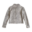 Women’s Snakeskin Print Cropped Jacket