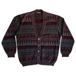 Vintage men’s wool/Acrylic blend funky knit cardigan (XS/S)