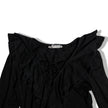 Rinascimento black top with ruffles