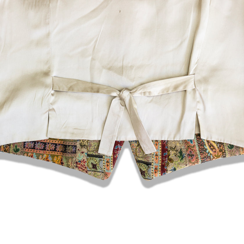 Vintage beautiful silk vest