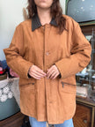 Vintage oversized genuine suede jacket