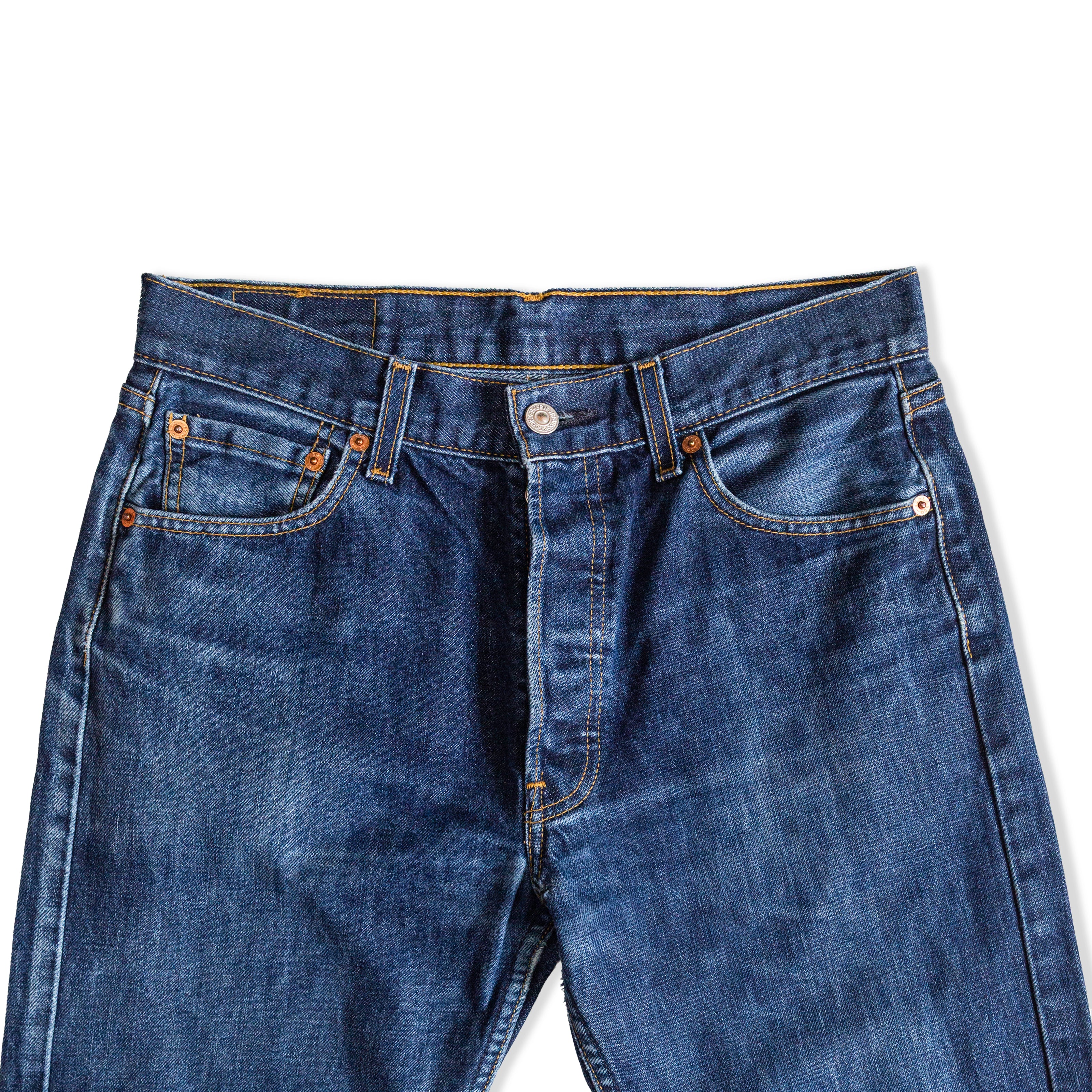 Levi's 501 dark wash jeans (W30)