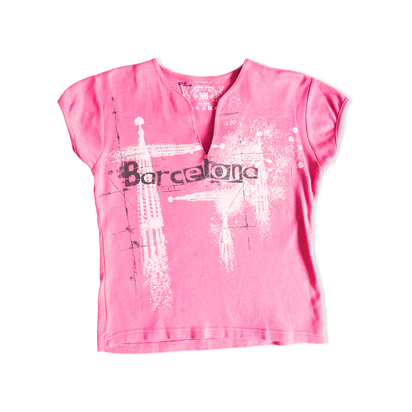 Super hot Y2K graphic top (S/M)