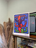 Keith Haring - Four stacked figures poster