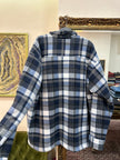 Super cozy oversized flannel fleece jacket