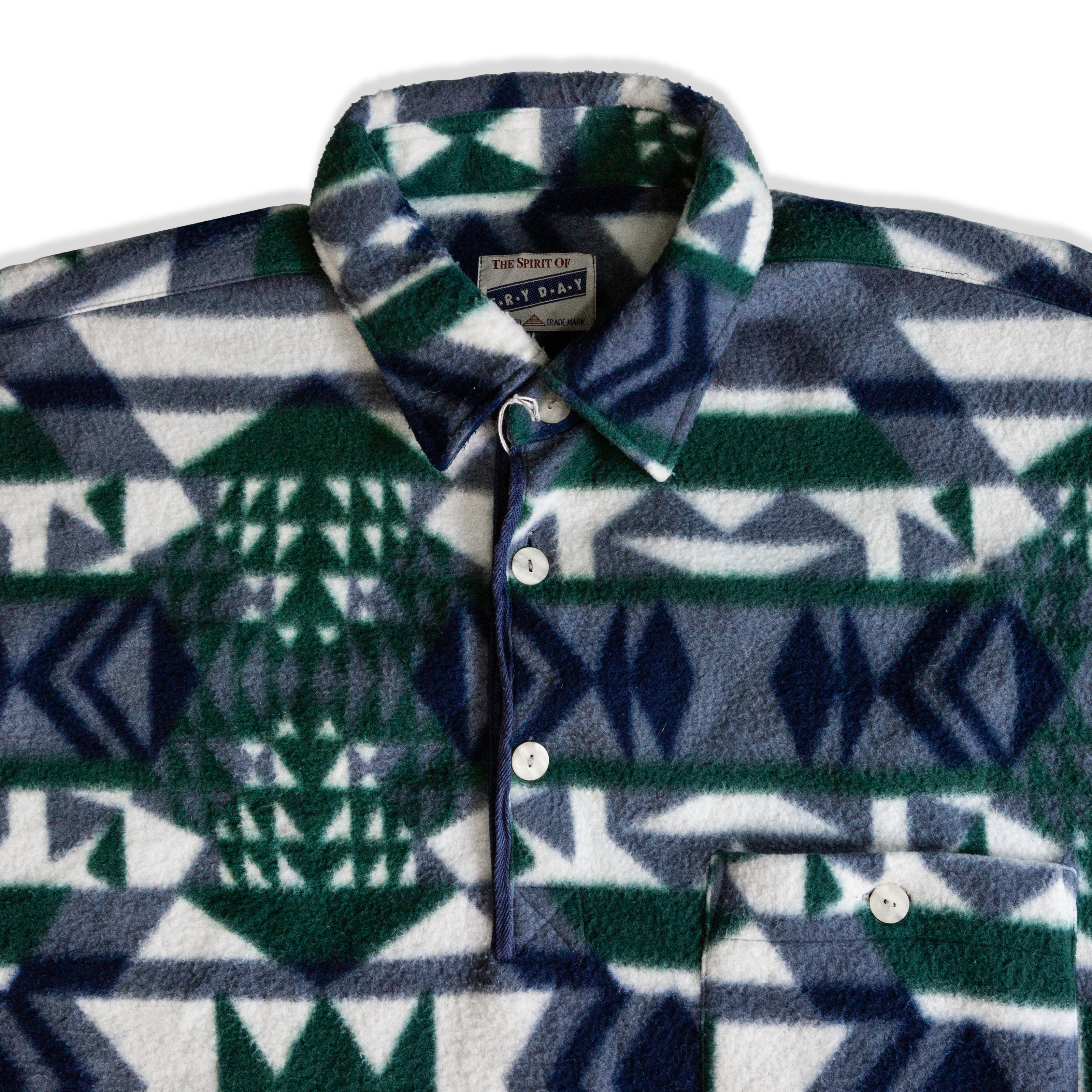 Vintage funky patterned fleece (XL)