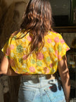 Stunning see-through floral shirt