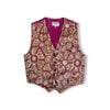 Vintage Men's funky patterned viscose vest