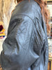 Vintage extra warm oversized genuine leather bomber (with fur lining)