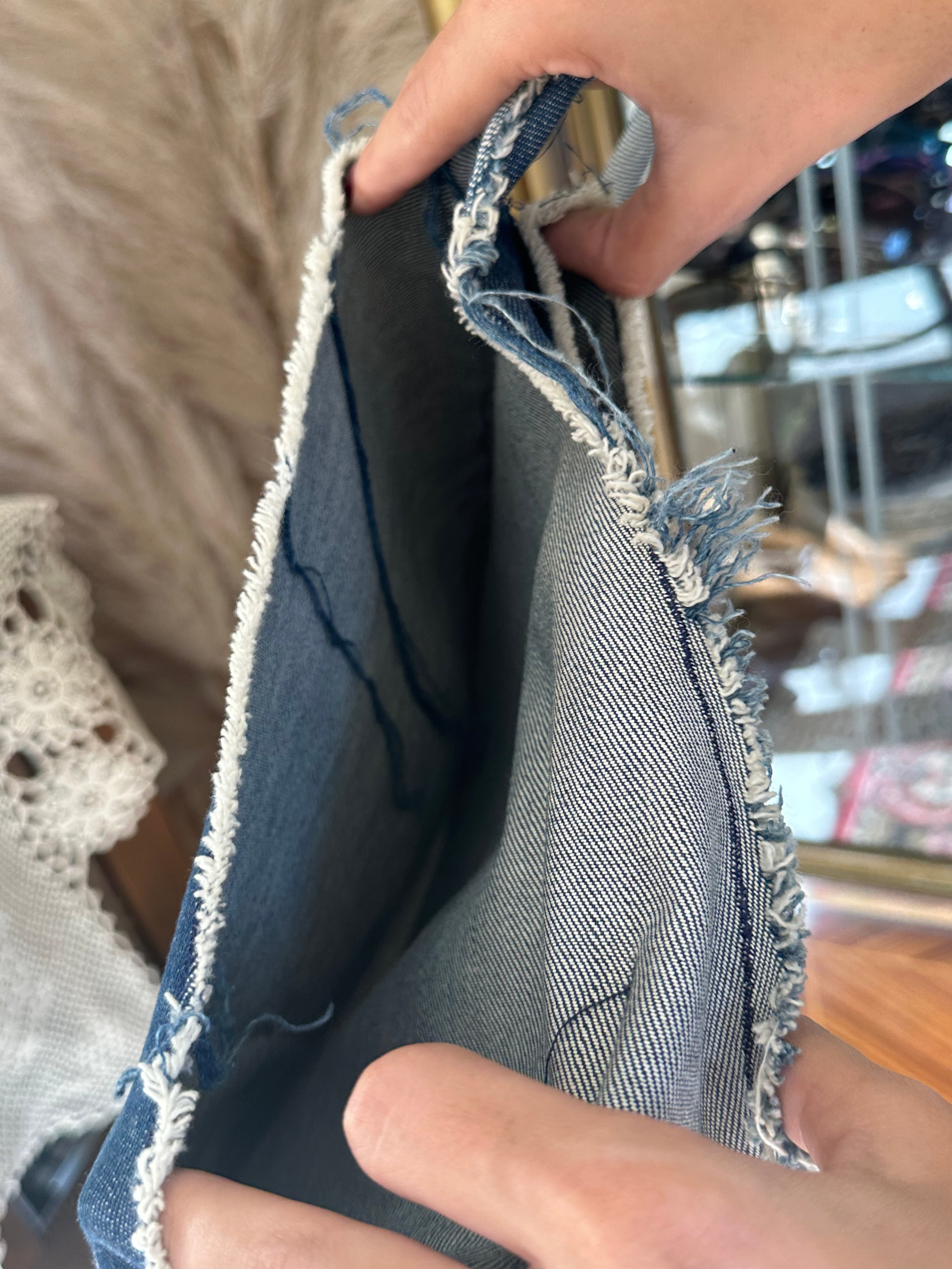 Super cute denim bag