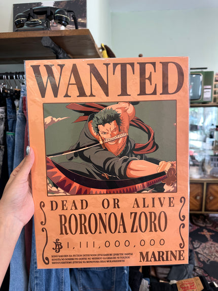 One piece - Roronoa Zoro poster