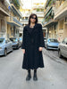 Vintage black wool coat