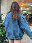 Vintage heavy oversized denim jacket (Men’s)