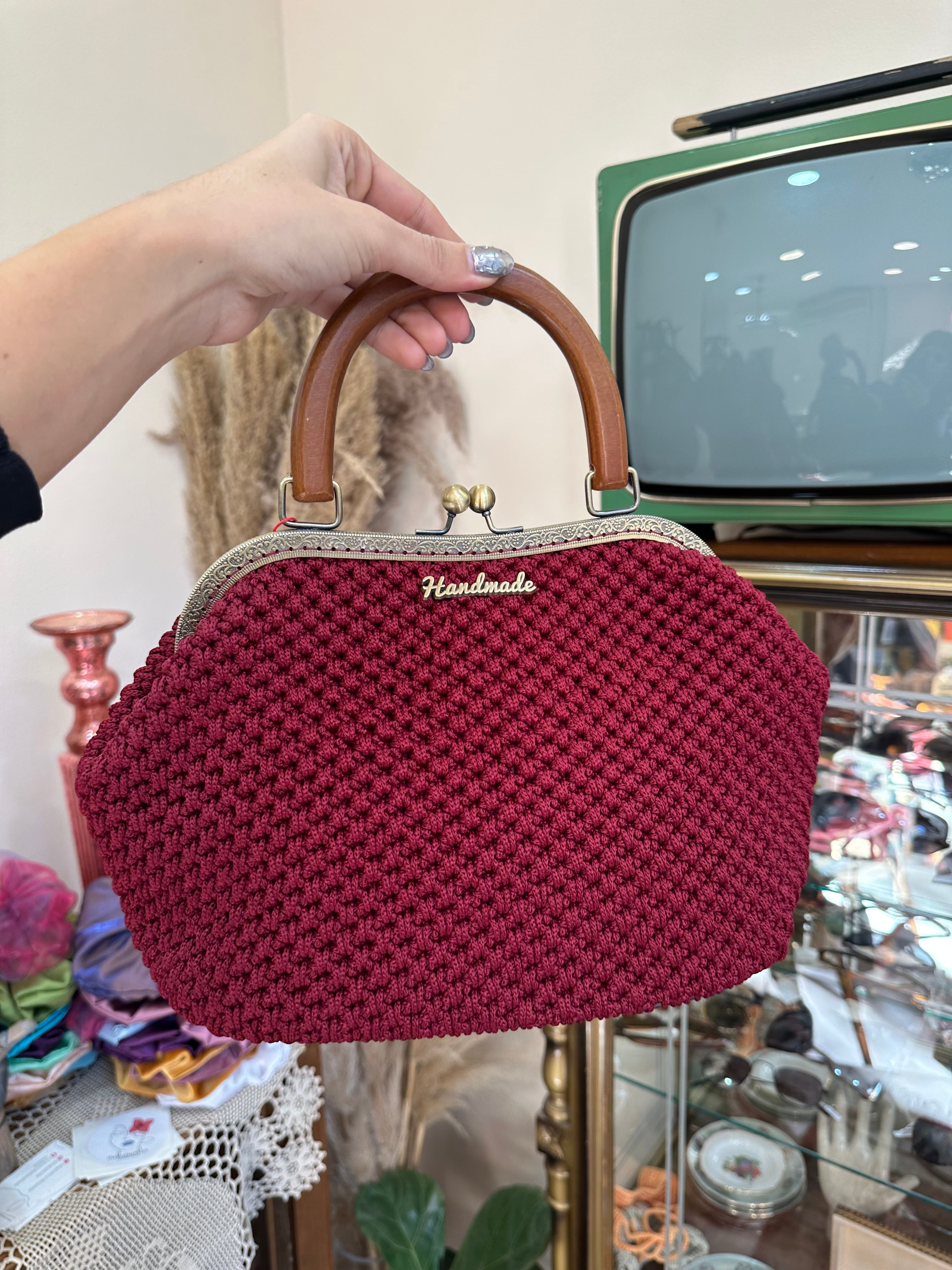 Stunning handmade crochet handbag