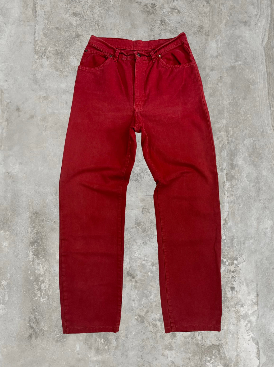 Valentino high waisted red jeans