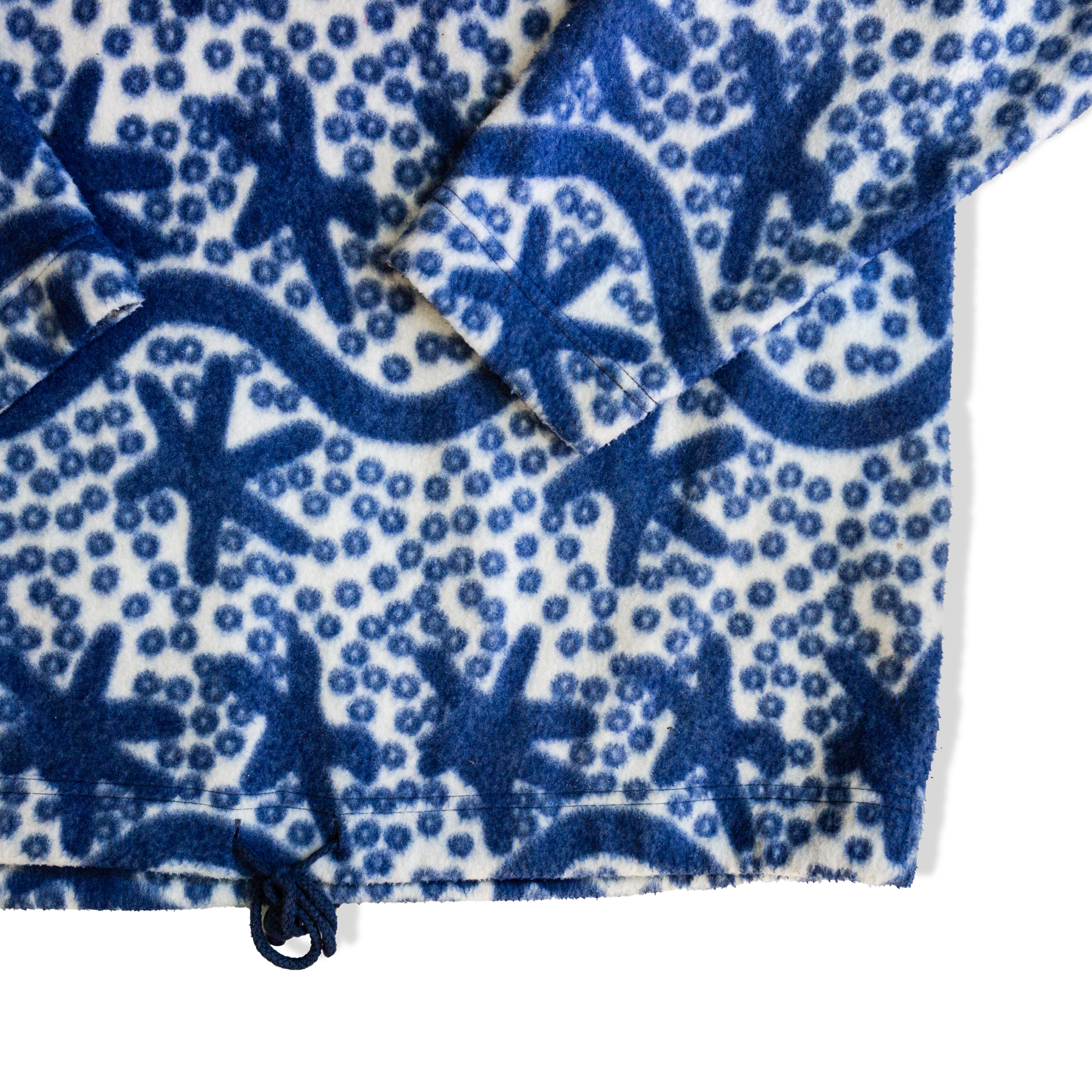 Vintage funky patterned fleece (L)