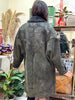 Stunning vintage genuine shearling leather coat