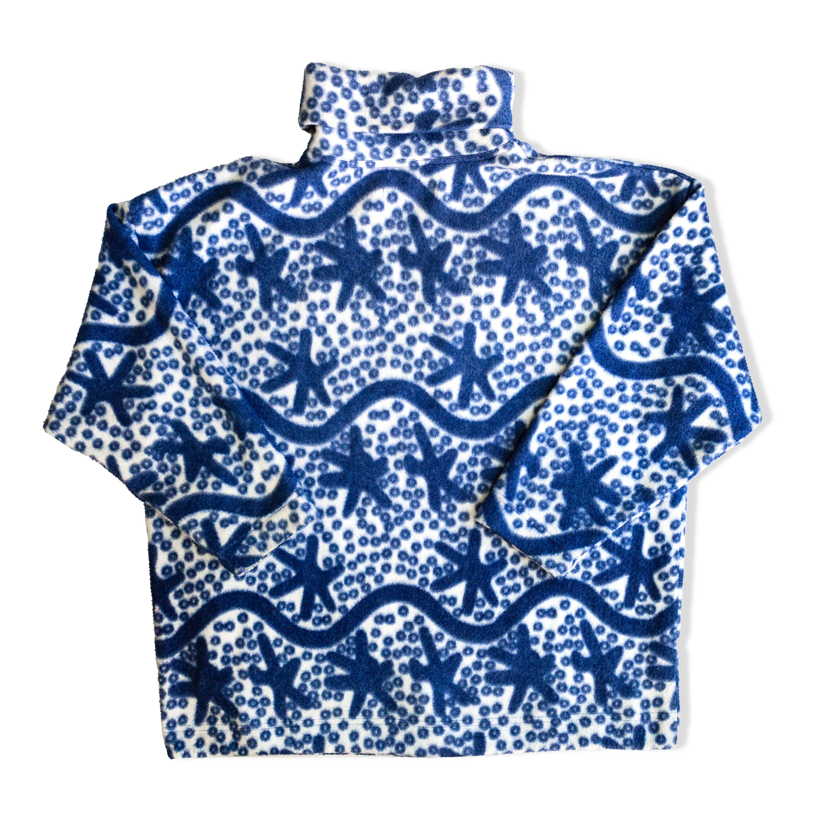 Vintage funky patterned fleece (L)