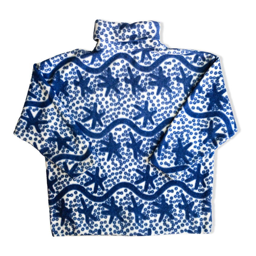 Vintage funky patterned fleece (L)