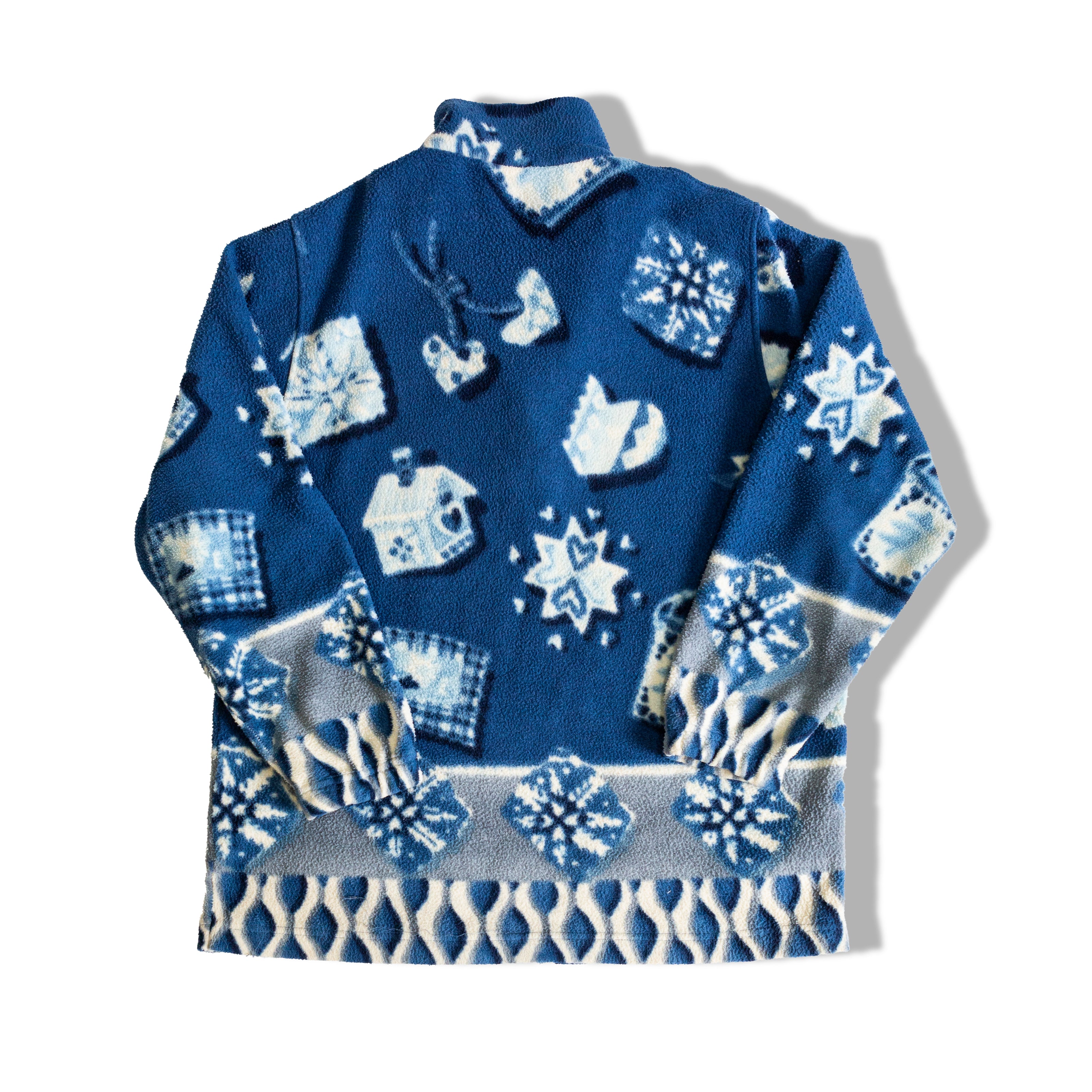 Vintage funky patterned fleece (M)