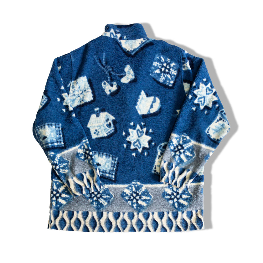 Vintage funky patterned fleece (M)