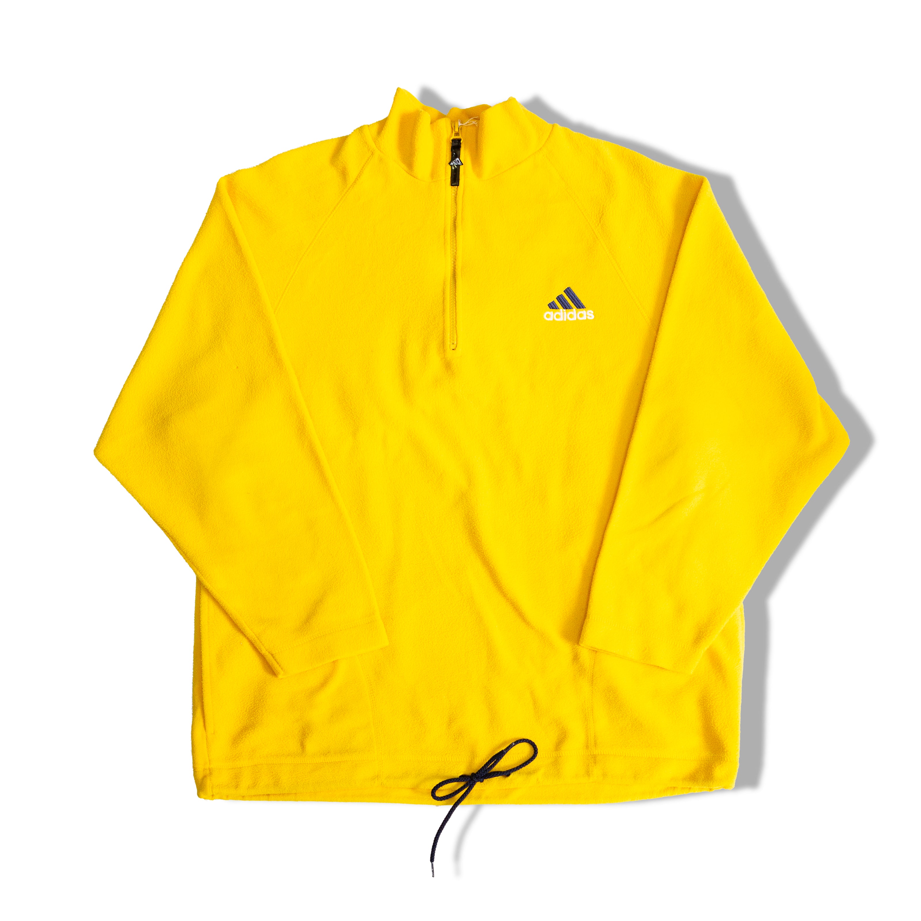 Vintage Adidas yellow fleece (L)