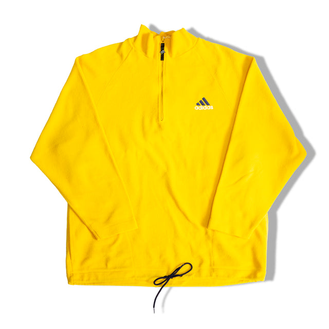 Vintage Adidas yellow fleece (L)