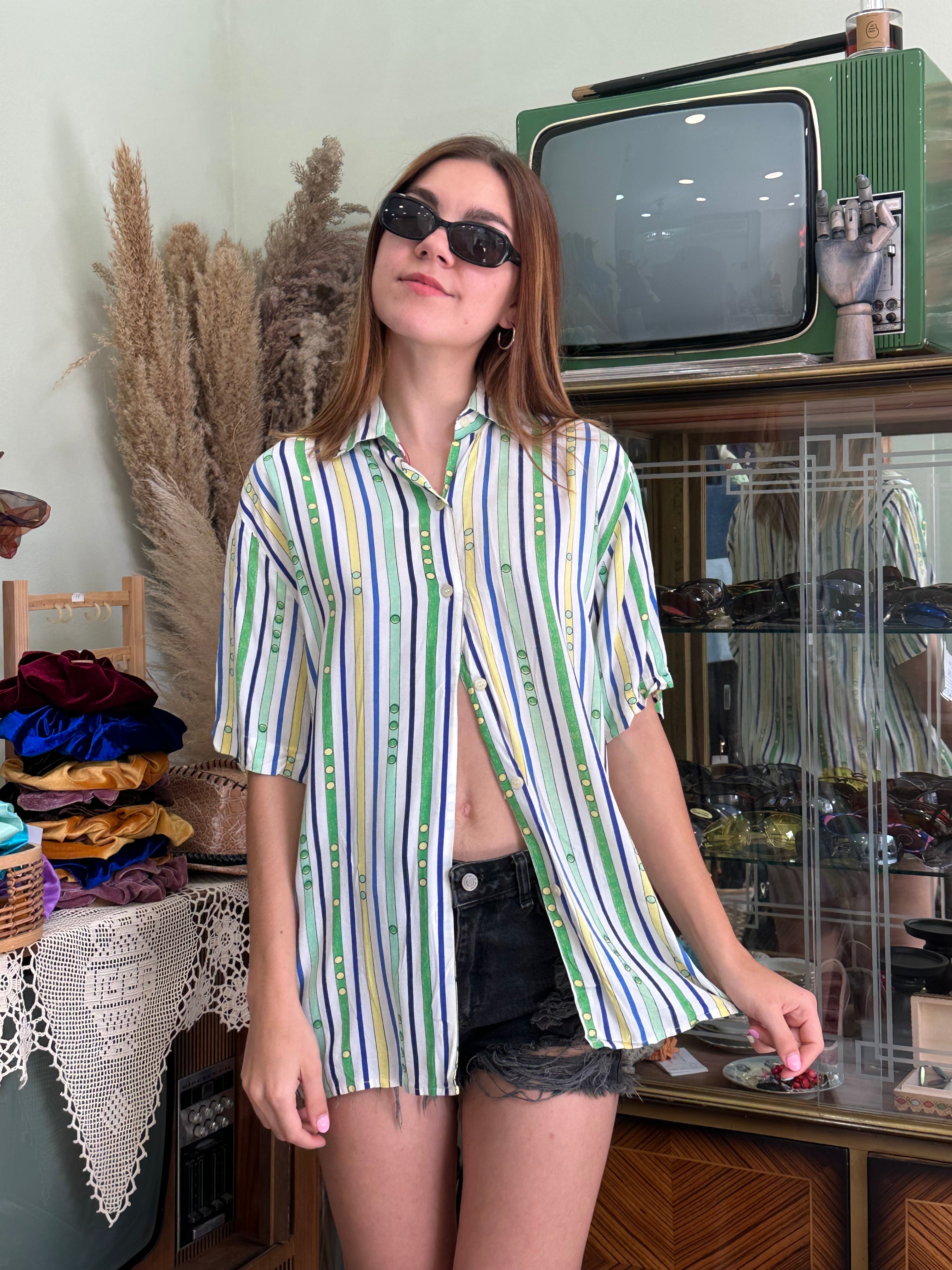 Vintage funky patterned shirt