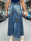 Stunning hot handmade re-worked denim skirt