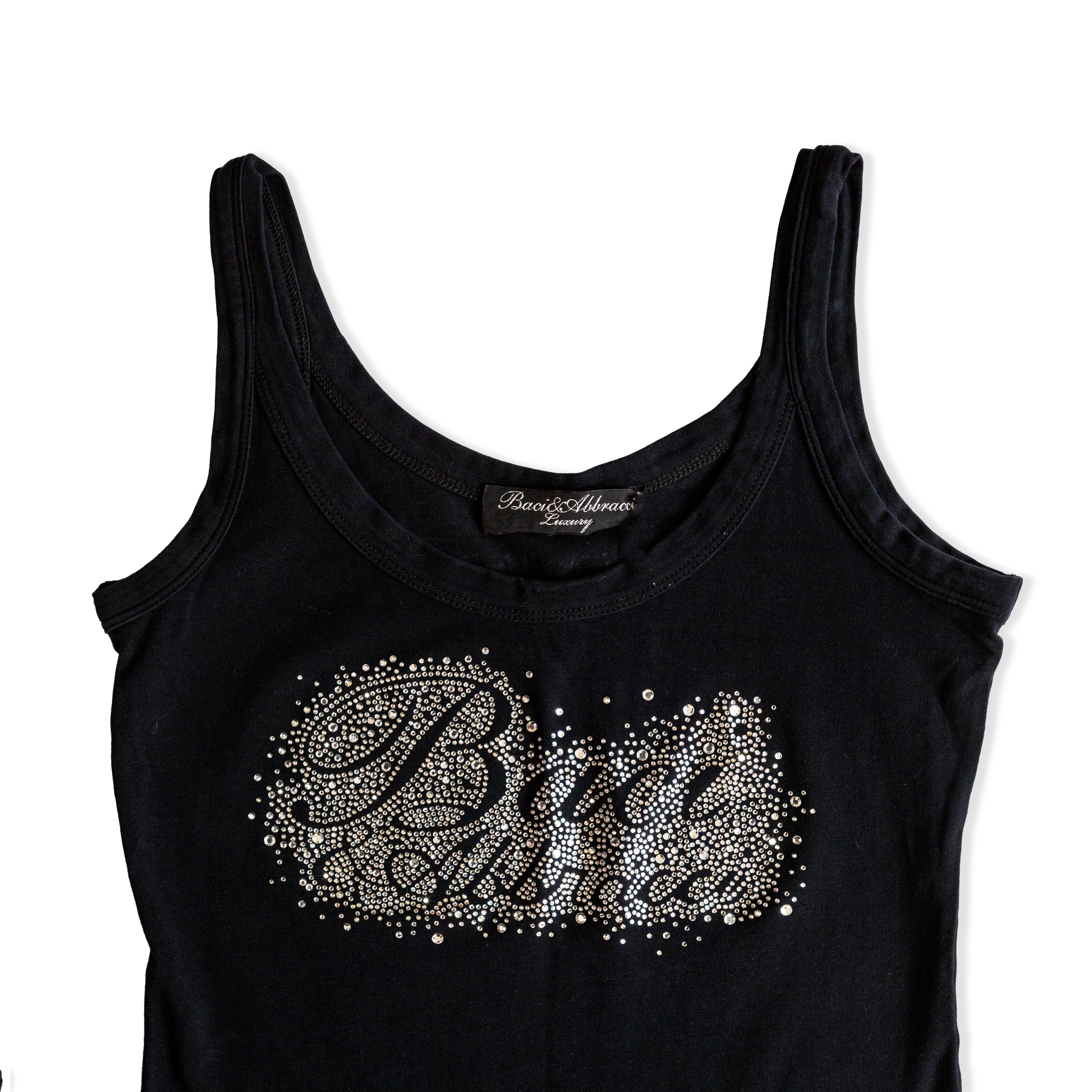 Super cute bedazzled tank top (M/L)