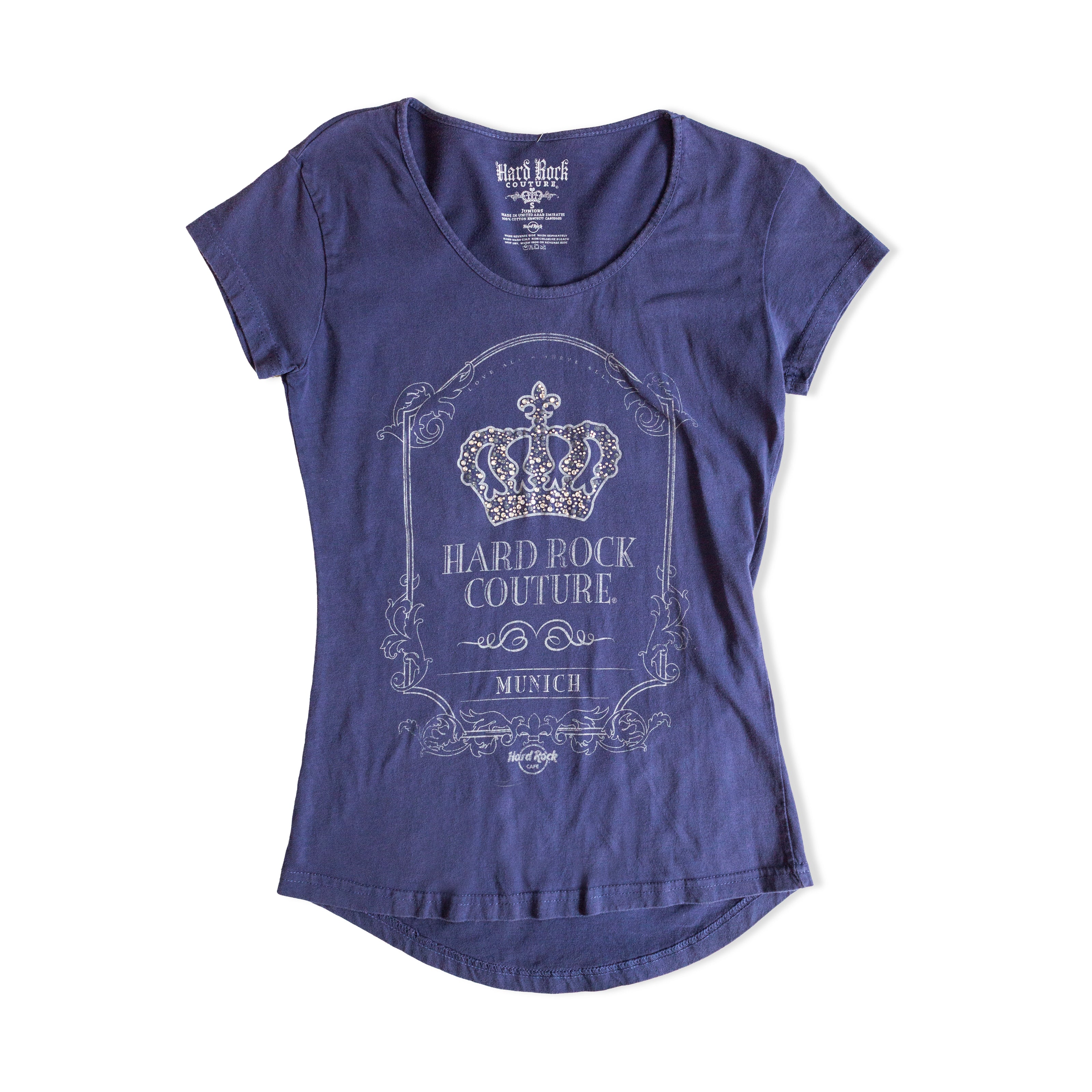 Hard Rock Couture top with rhinestones (S)