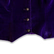 Vintage woman's purple velvet vest