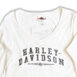 Harley Davinson white long-sleeved top (woman)