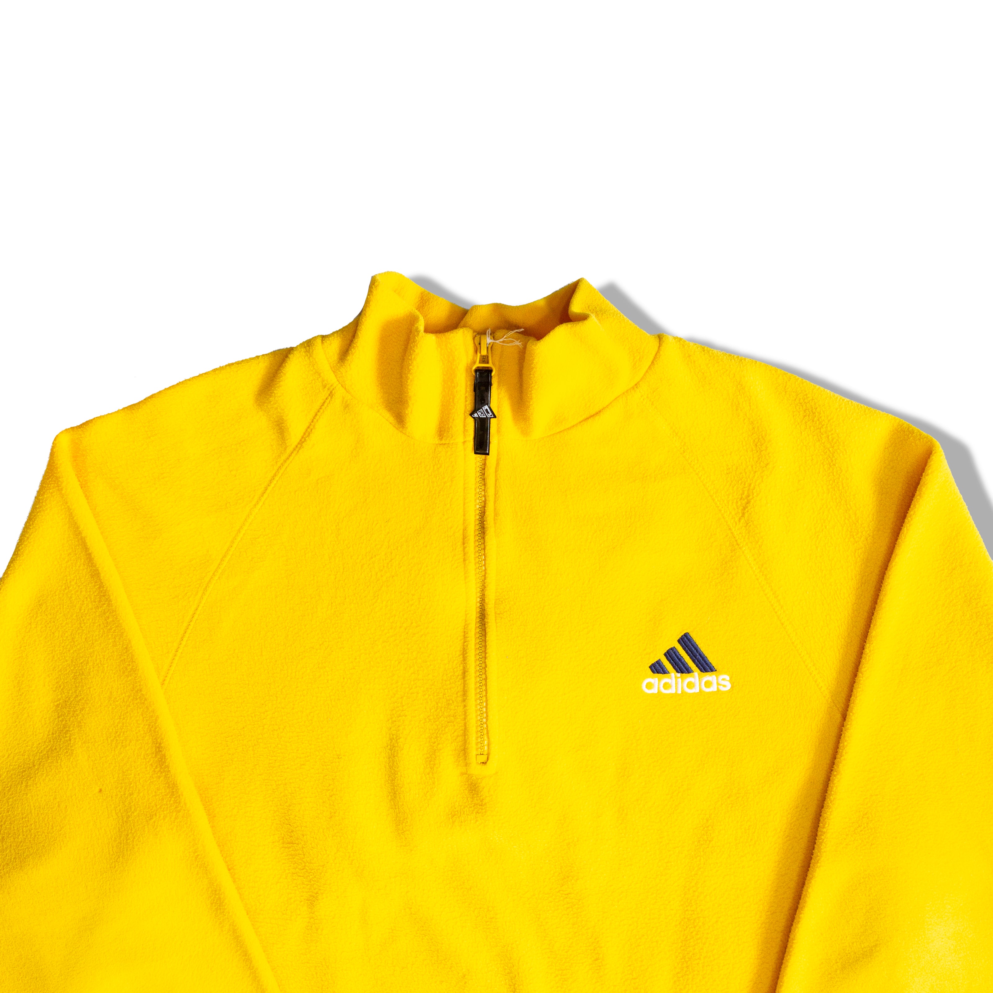 Vintage Adidas yellow fleece (L)