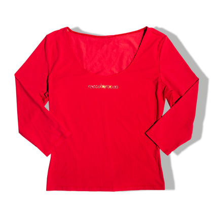 Roccobarocco bright red top